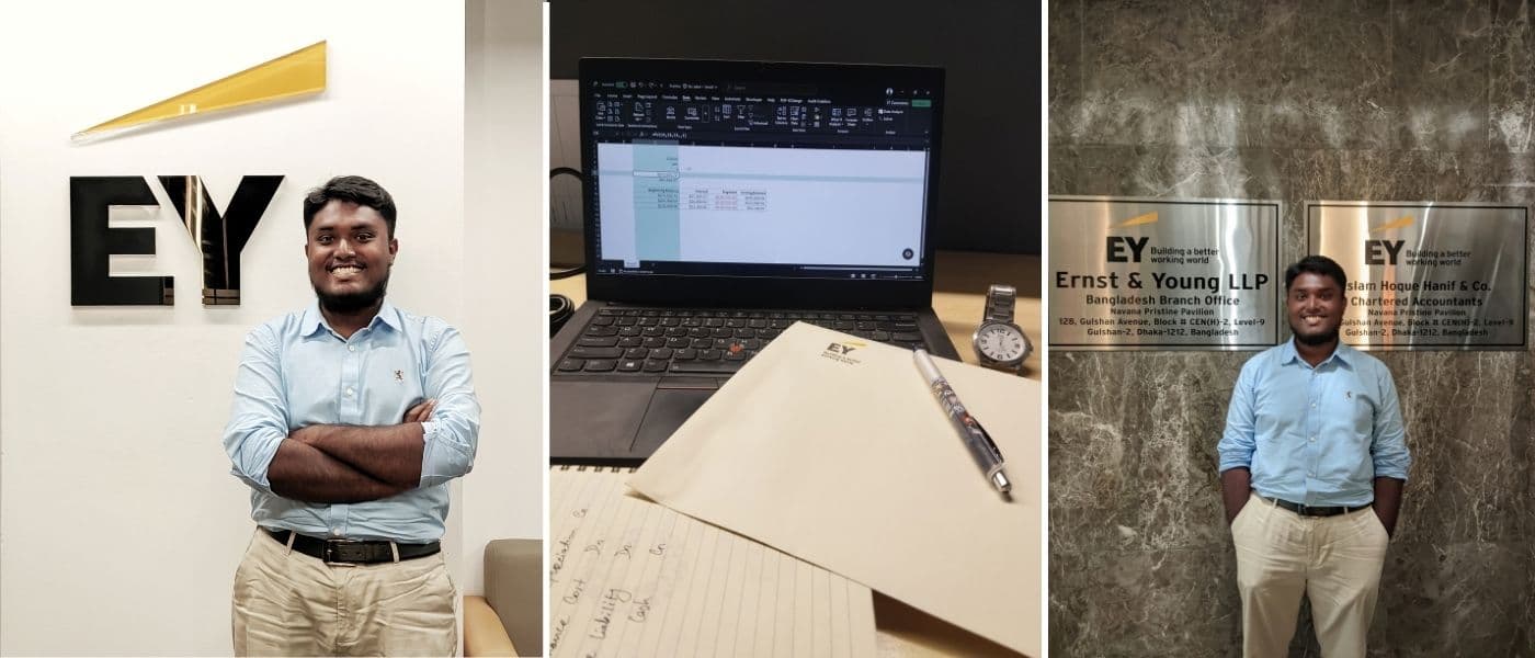 Md Al Shahoriar Hossain's Audit Associate journey begins in EY Bangladesh